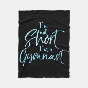 Cobertor De Velo Não Sou Baixo Sou Uma Camiseta De Ginasta Camiseta