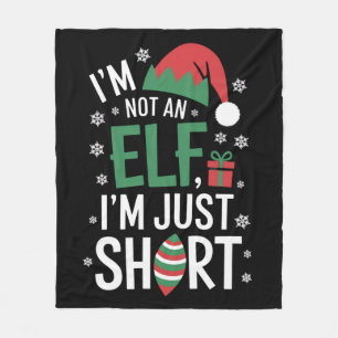Cobertor De Velo Não Sou Um Elfo Só Baixo Natal Engraçado Natal