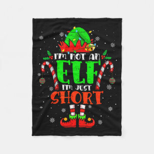 Cobertor De Velo Não Sou Um Elfo Sou Apenas Pequeno Pjs De Natal Da