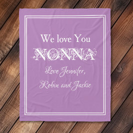 Cobertor De Velo Não Te Amo, Vovó Bonita Dar Netos