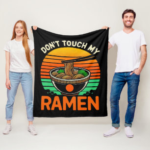 Cobertor De Velo Não Toque Amante de Ramen