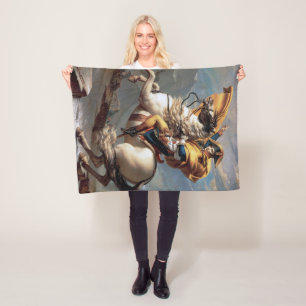 Cobertor De Velo Napoleão atravessando os Alpes, Jacques-Louis Davi