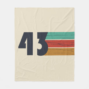 Cobertor De Velo nascer de aniversário de 1943