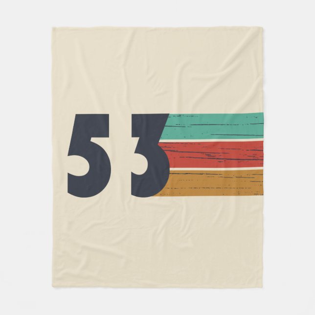Cobertor De Velo nascer de aniversário de 1953 (Frente)