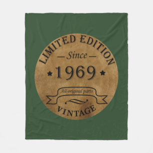 Cobertor De Velo Nascer de aniversário de 1969