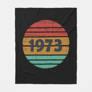 Cobertor De Velo Nascer de aniversário de 1973