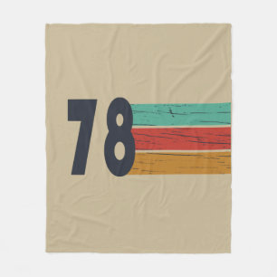 Cobertor De Velo nascer de aniversário de 1978