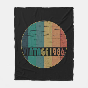 Cobertor De Velo nascer de aniversário de 1986