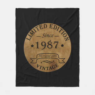 Cobertor De Velo nascer de aniversário de 1987