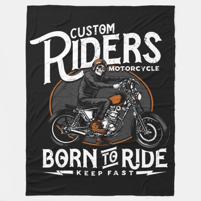 Cobertor De Velo Nascer de motocicletas (Frente)