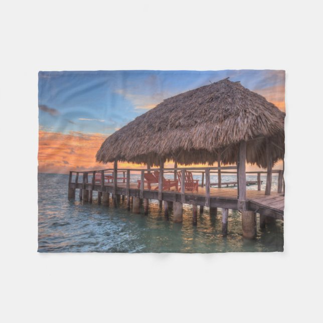 Cobertor De Velo Nascer do sol do Dockside (Frente (Horizontal))