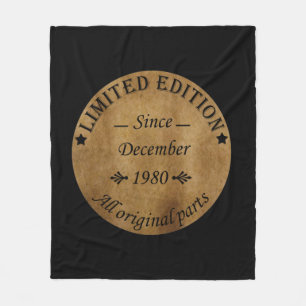 Cobertor De Velo nascer em dezembro de 1980