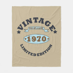 Cobertor De Velo Nascer em presente de aniversário de 1970