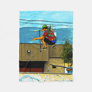 Cobertor De Velo Nascer para escoteiro - truque do Patinete Stunt