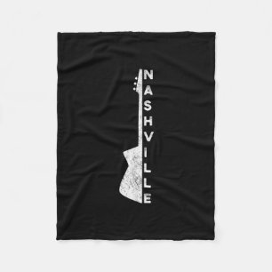 Cobertor De Velo Nashville Guitar Country Music Oferece Presentes