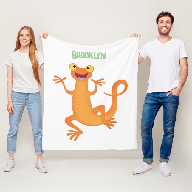 Cobertor De Velo Nata-dançarina de laranja feliz e giro (In Situ)