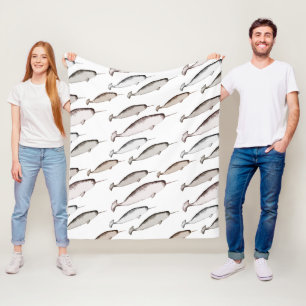 Cobertor De Velo Natação de Narbalas - Presente de Padrão de Baleia