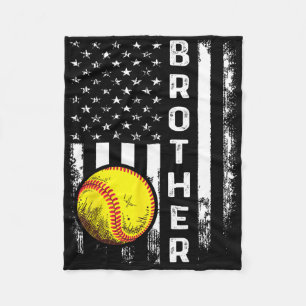 Cobertor De Velo Natais vintages De Bandeira Da América Do Irmão So