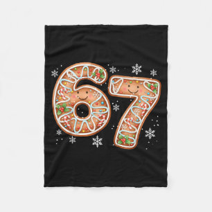 Cobertor De Velo Natal 6 7 Seis Sete Divertido 67 Meme Biscoito 