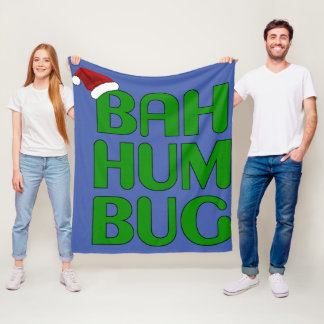 Cobertor De Velo Natal Bah Humbug Shirt Art-Xmas Papais noeis de Hu