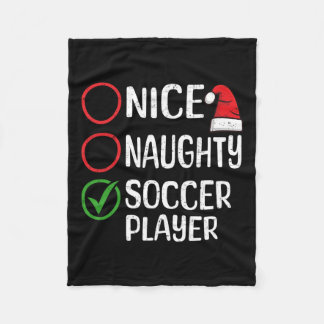 Cobertor De Velo Natal bom jogador de futebol malvado Lis
