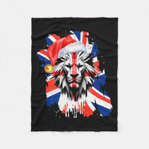 Cobertor De Velo Natal Britânico Patriótico Bandeira Inglesa Uk Pre