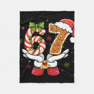 Cobertor De Velo Natal Divertido Seis Sete 6 7 Meme Geração Alpha G