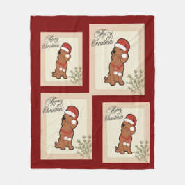 Cobertor De Velo Natal do Dachshund