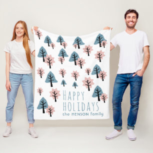 Cobertor De Velo Natal do Pastel Blue Cookie Bell Star Tres