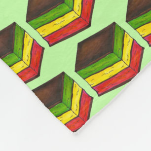 Cobertor De Velo Natal do Rainbow Seven Layer Cookie italiano