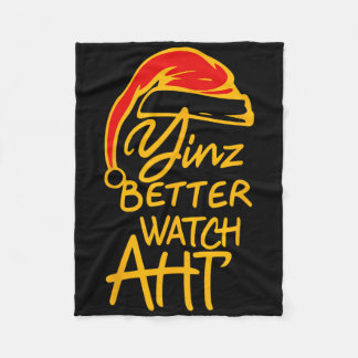 Cobertor De Velo Natal do Yinzer Pittsburgh Papai Noel Yinz Melhor 