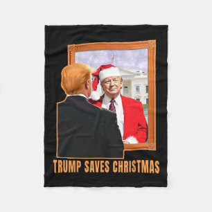 Cobertor De Velo Natal Donald Trump Presidente 2024 Trump Saves
