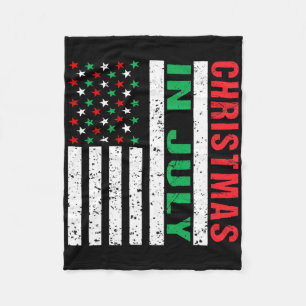 Cobertor De Velo Natal Em Julho Bandeira Americana Xmas Patriótico