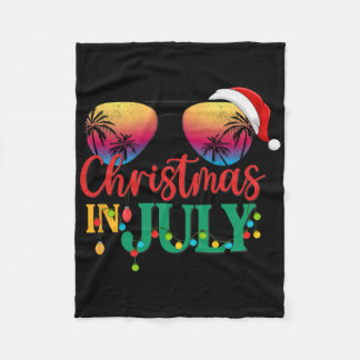 Cobertor De Velo Natal Em Julho Chapéu De Papai Noel Óculos De Sol 