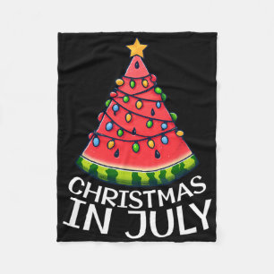 Cobertor De Velo Natal Em Julho Melancia Árvore De Natal De Verão H