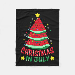 Cobertor De Velo Natal Em Julho Melancia Xmas Tree Summer Men