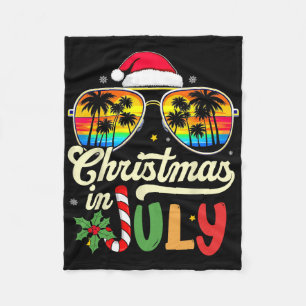 Cobertor De Velo Natal Em Julho Praia Ensolarada Vibrações Tropicai