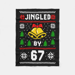 Cobertor De Velo Natal Feio 67 Design de Meme Engraçado Seis Sete M