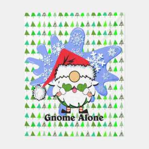 Cobertor De Velo Natal Gnomo Sozinho Filme Bonito Paródia XMas Árvo