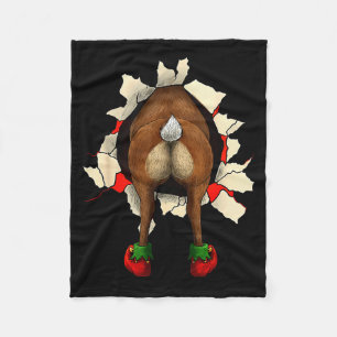 Cobertor De Velo Natal Inovador Bumbum de Rena Fofo