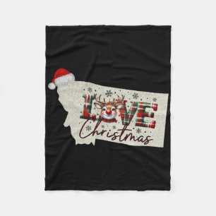 Cobertor De Velo Natal Montana Mapa do Estado de Natal Montana