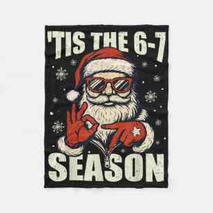 Cobertor De Velo Natal Papai Noel É a Temporada 67 Meme Número Seis