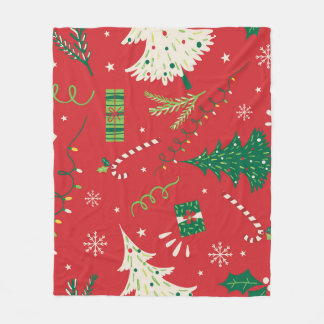 Cobertor De Velo Natal vintage: design ornamental.