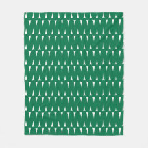 Natalina Retro Verde Brilhante Linhas Onduladas Na