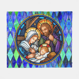 Cobertor De Velo Natividade Fleece Blanket