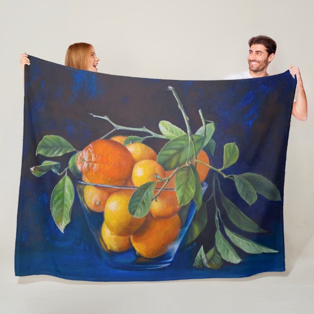 Cobertor De Velo Natureza-morta com Limões e Ramo de Laranja (In Situ)