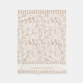 Cobertor De Velo Náutica Desenhada Mão-de-Obra Costeira