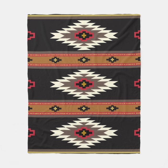 Cobertor De Velo Navajo Design 7 Bandana (Frente)