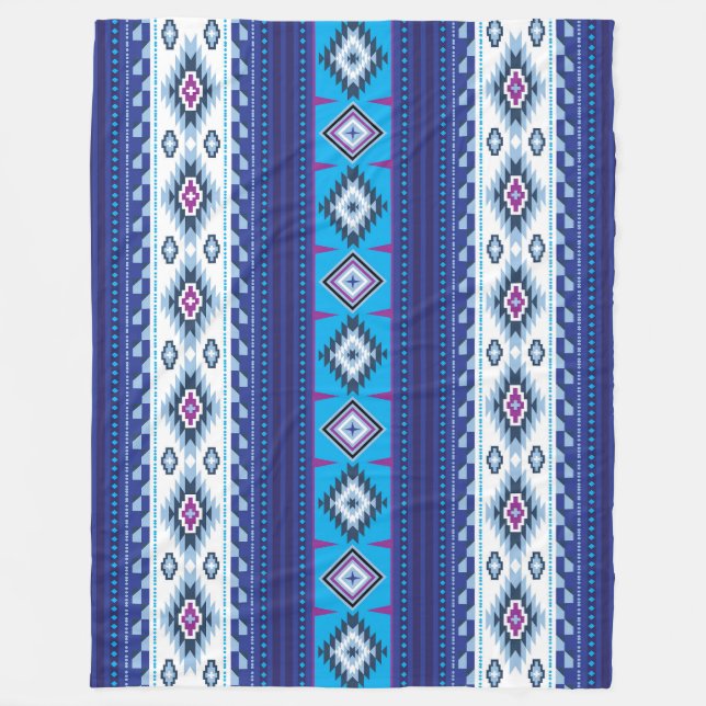Cobertor De Velo Navajo Pattern Design-11 Blanket (Frente)