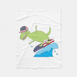 Cobertor De Velo Navegação no Dinossauro da Bandeira Americana